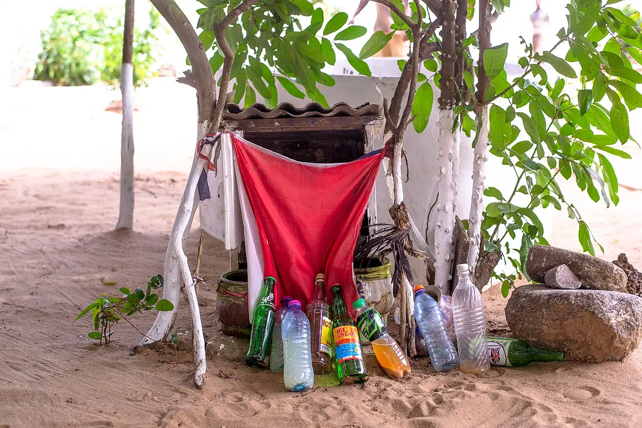 Vodu Voodoo — A Vodun shrine in Tegbi, in the Volta region of Ghana, in 2021 This is an image with the theme " Home + Habitat in Africa " from: