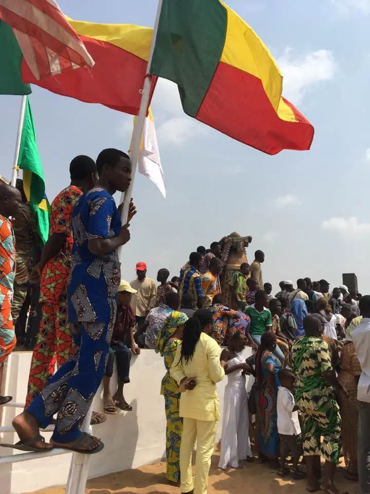 Celebrating Voudoun day — People celebrating National Vodún Day in Ouidah in 2017 This is an image from