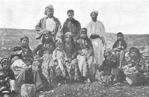 Samaritans — Samaritans, from a photo c. 1900 by the Palestine Exploration Fund