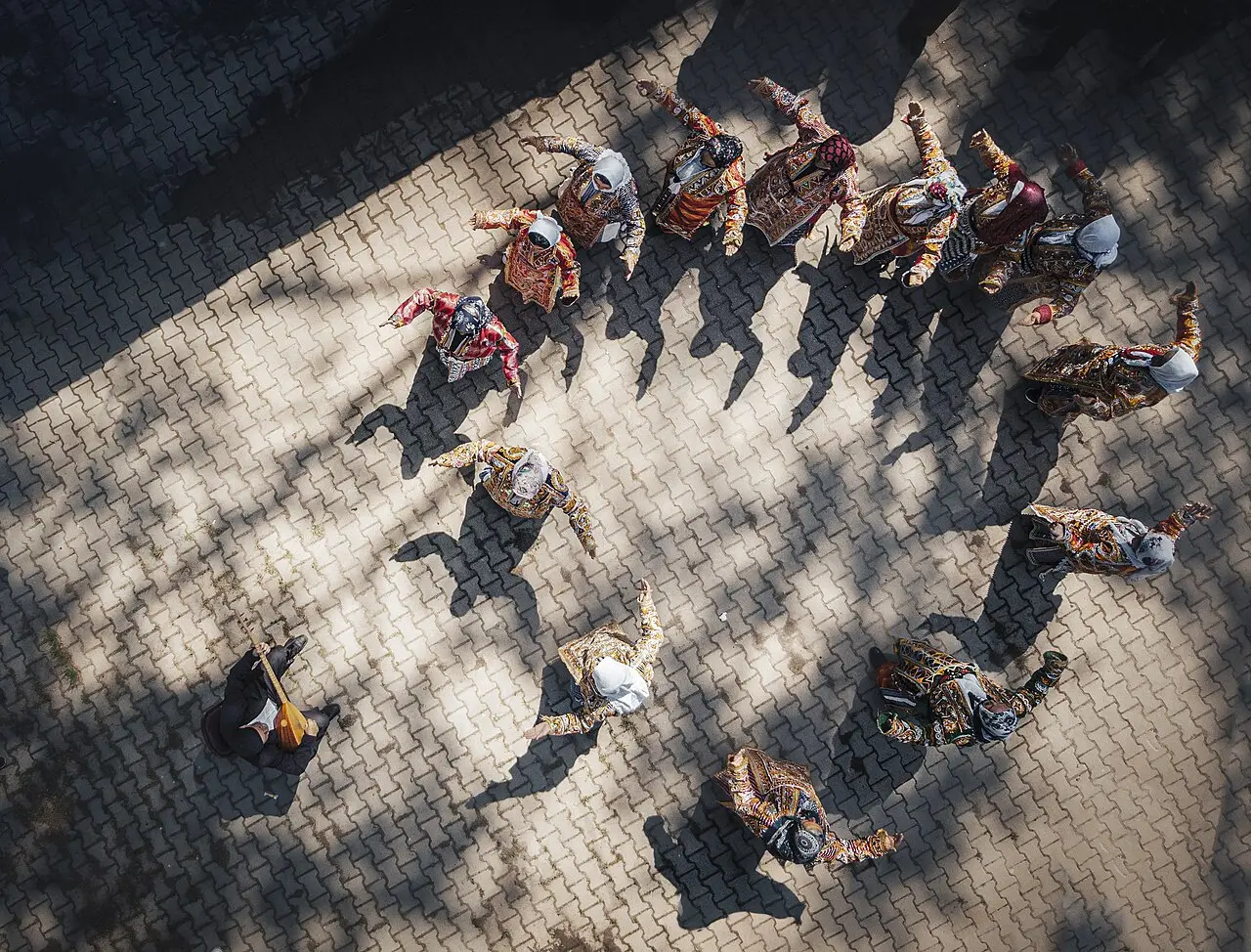 Semah and saz — Semah is a traditional dance ritual in Alawi culture in Türkiye.