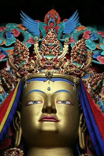 Tonpa Shenrab — A statue of Tonpa Shenrab, the central Buddha in Yungdrung Bon Tonpa Shenrab Mivoche