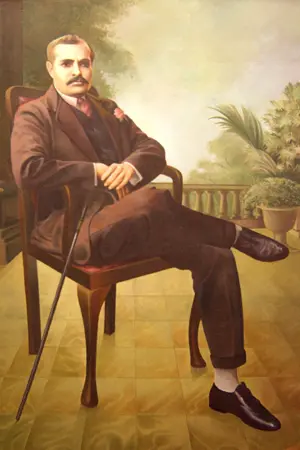 Lekhraj Kripalani — Hand tinted portray of Bhai Lekhraj Kripalani, founder of the Brahma Kumaris religious movement