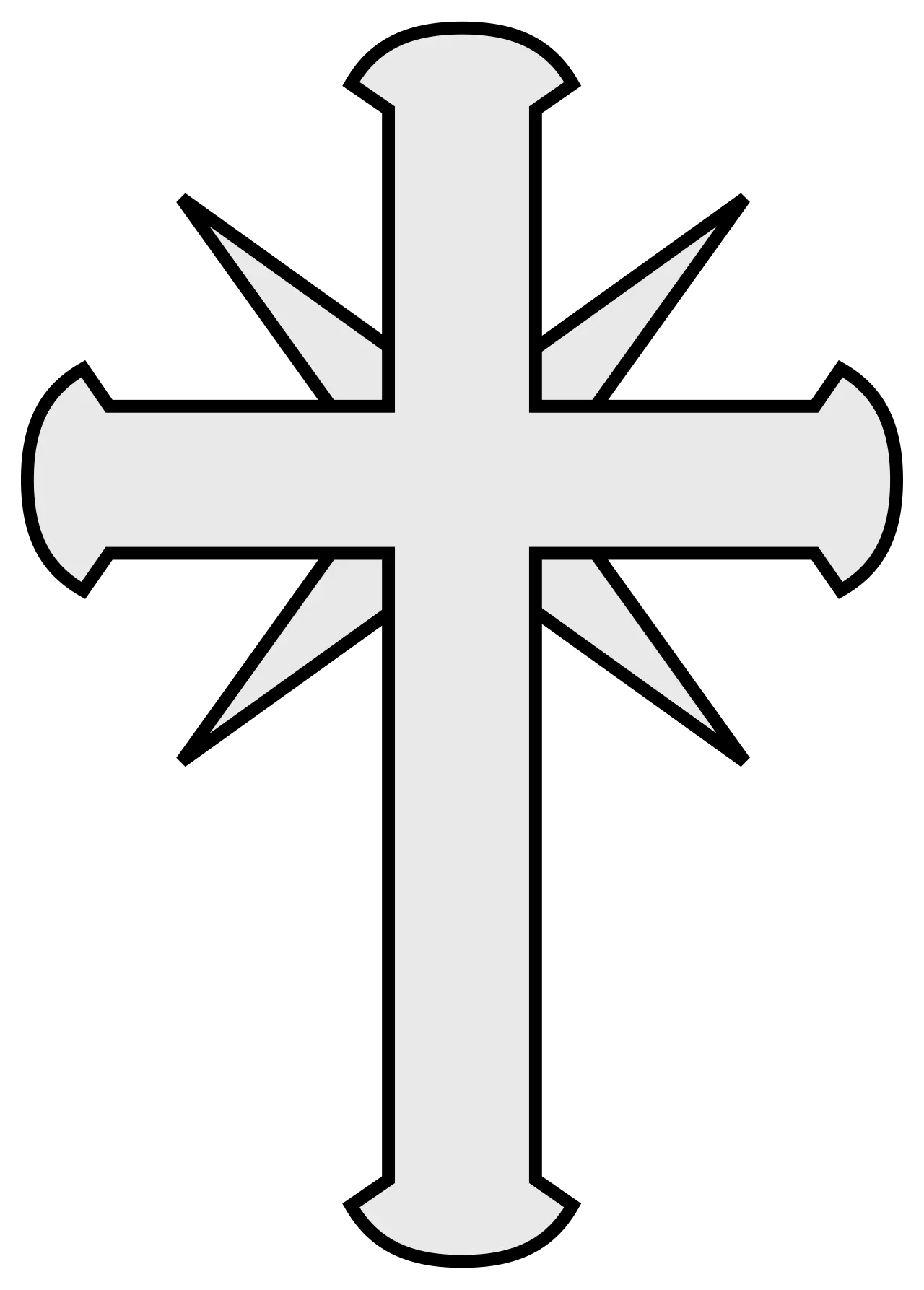 Coa Illustration Cross Scientology — Stylized and simplified version of Scientology cross logo