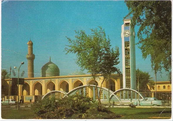 جامع الإمام الأعظم — The Abu Hanifa Mosque in Baghdad, which houses the tomb of Abu Hanifa An outer view of Abu Hanifa Mosque in Adhamiyah, Baghdad