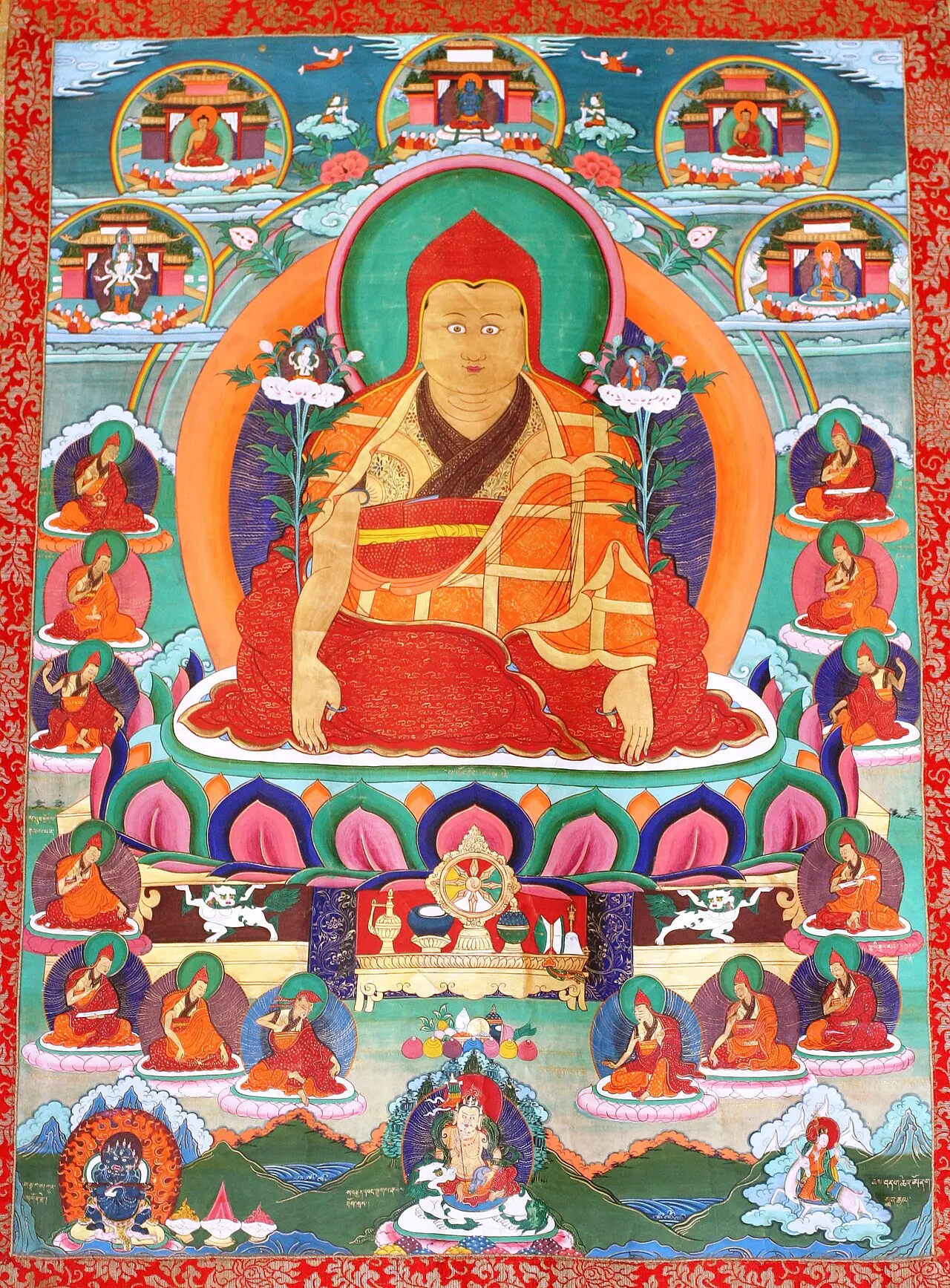 Dolpopa — Thangkha of Dolpopa Sherab Gyaltsen portrait of Jonang lama Dolpopa Sherab Gyaltsen (1292–1361)
