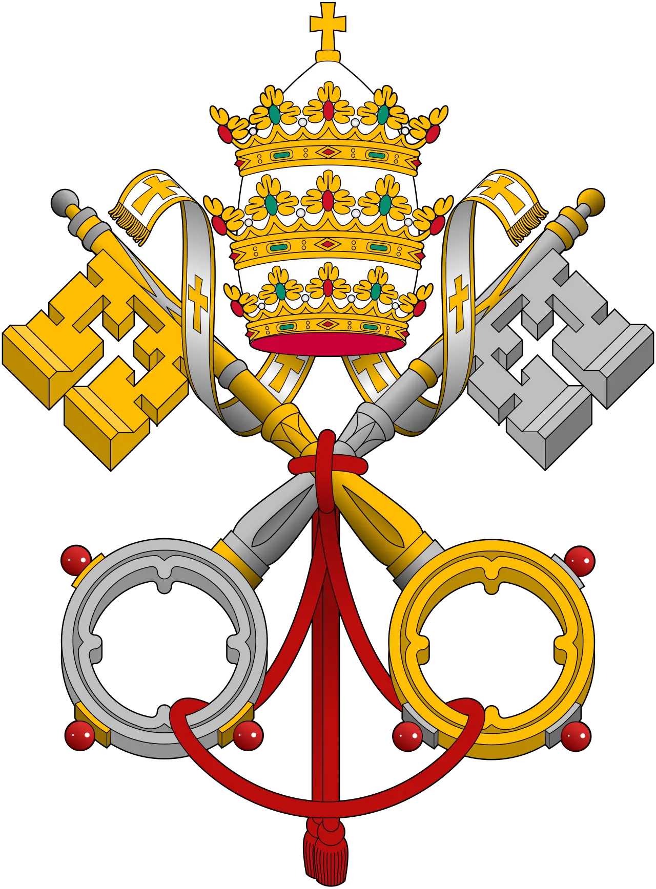 Emblem of the Papacy SE — Emblem of the Papacy: Triple Tiara and Keys